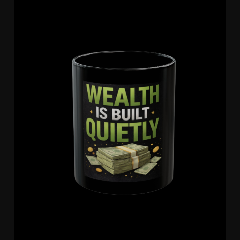 Wealth Is Built Quietly 11oz